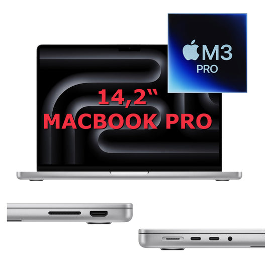 Apple MacBook PRO 14,2 Zoll ✅, 2023, M3 Pro-Chip, 18 GB RAM, 512 GB Speicher, silber, NEU ✅ OVP 🛑 Versandfertig in 2-3 Tg.