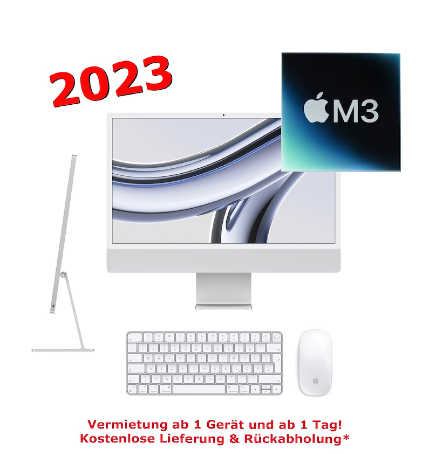 Apple iMac 24" mieten · leihen – ab 1 Tag & 1 Gerät