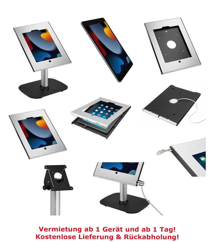 Tischständer mit Sicherheitsgehäuse für iPad 9. Gen. mieten