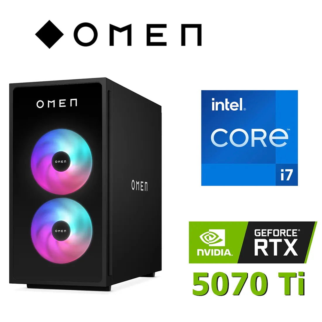 Gaming-PC mieten · leihen – OMEN, RTX 5070 Ti