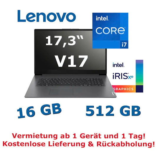 Lenovo V17 mieten · leihen - für Präsentationen, und mehr